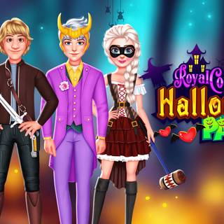 Royal Couple Halloween Party