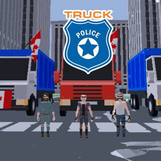 Truck And Police