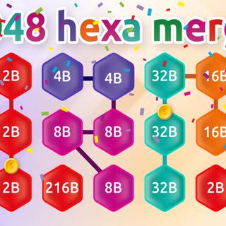 2048 Hex Chain Merge
